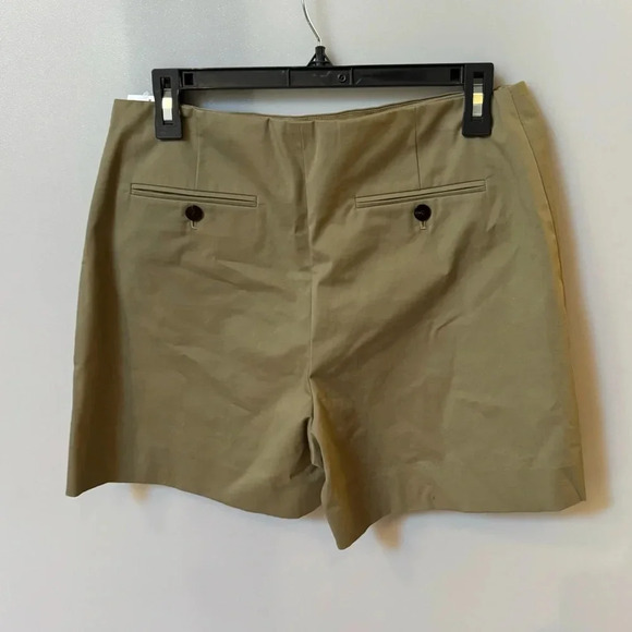 Theory Women's Button Mini Skort Olive Sz. 8 - Picture 2 of 4